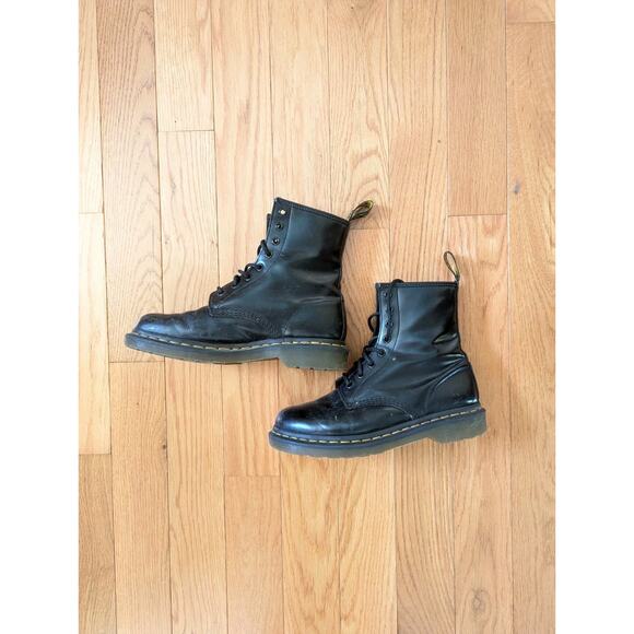 Dr. Martens 1460 Pascal Smooth Leather Lace-up Boots Black AW004 Womens Size 7 - Picture 5 of 6